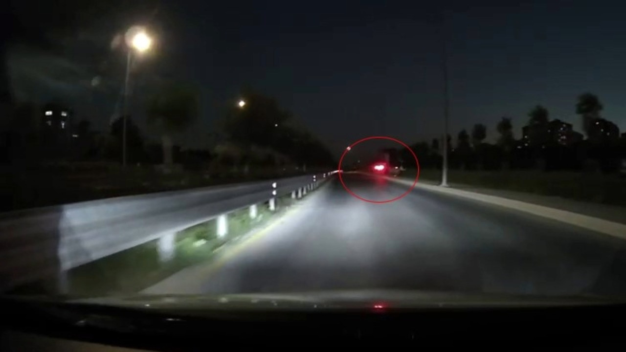 Şov yapan maganda boş arsaya uçtu