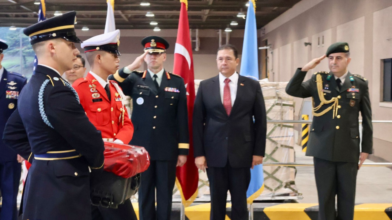 75 yıl sonra: Kore Savaşı'nda şehit düşen 4 askerin naaşı Türk yetkililere teslim edildi