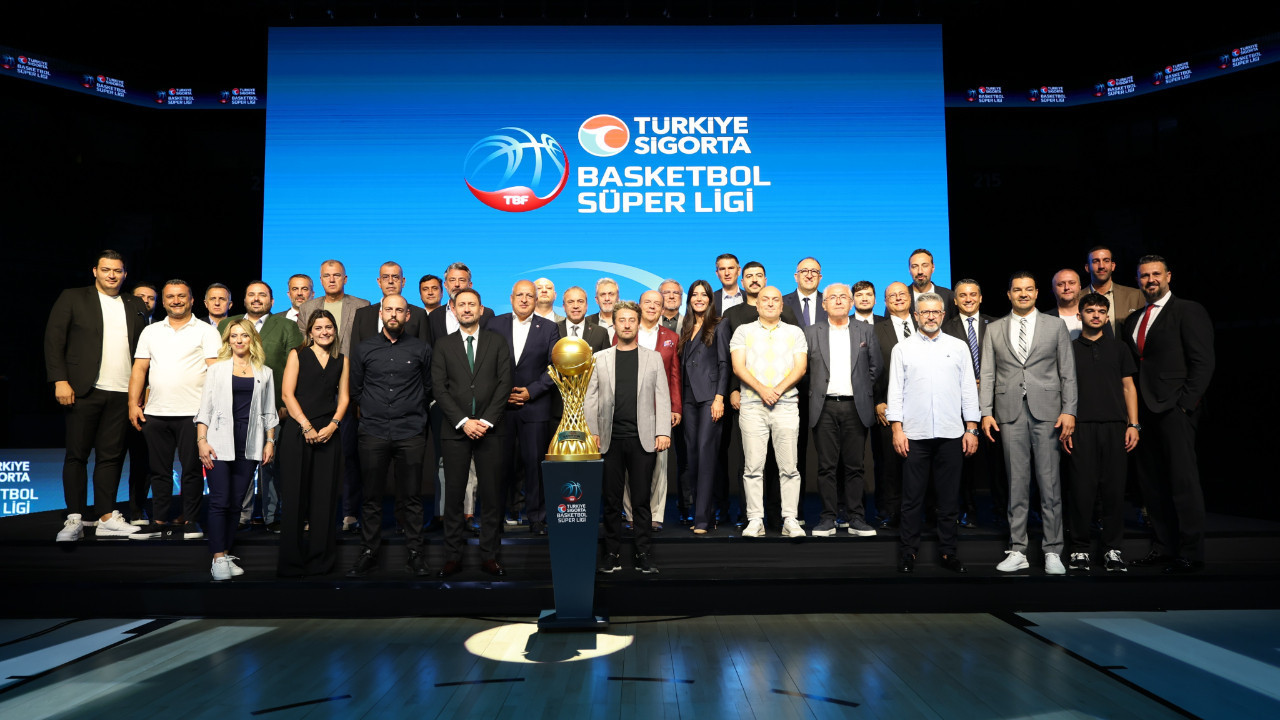 Basketbol Süper Ligi'nde yeni sezon fikstürü çekildi: İlk hava atışı 26 Eylül'de
