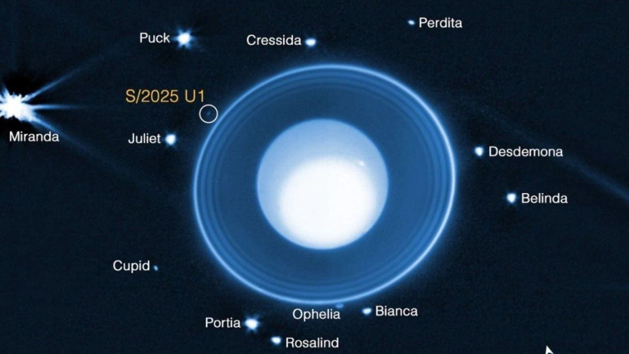 Bugüne kadar gözden kaçmış: Uranüs'ün yeni uydusu bulundu