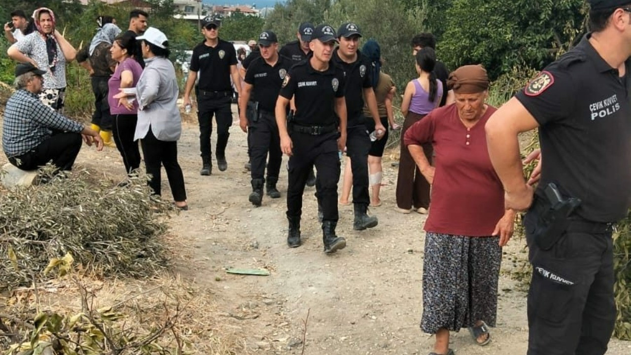 Çevik kuvvet mahalleye girdi, hasada 10 gün kala ağaçlar söküldü