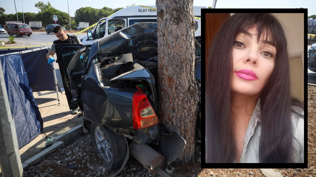 Kağıt gibi ezilen araçtan sağ çıkamadı