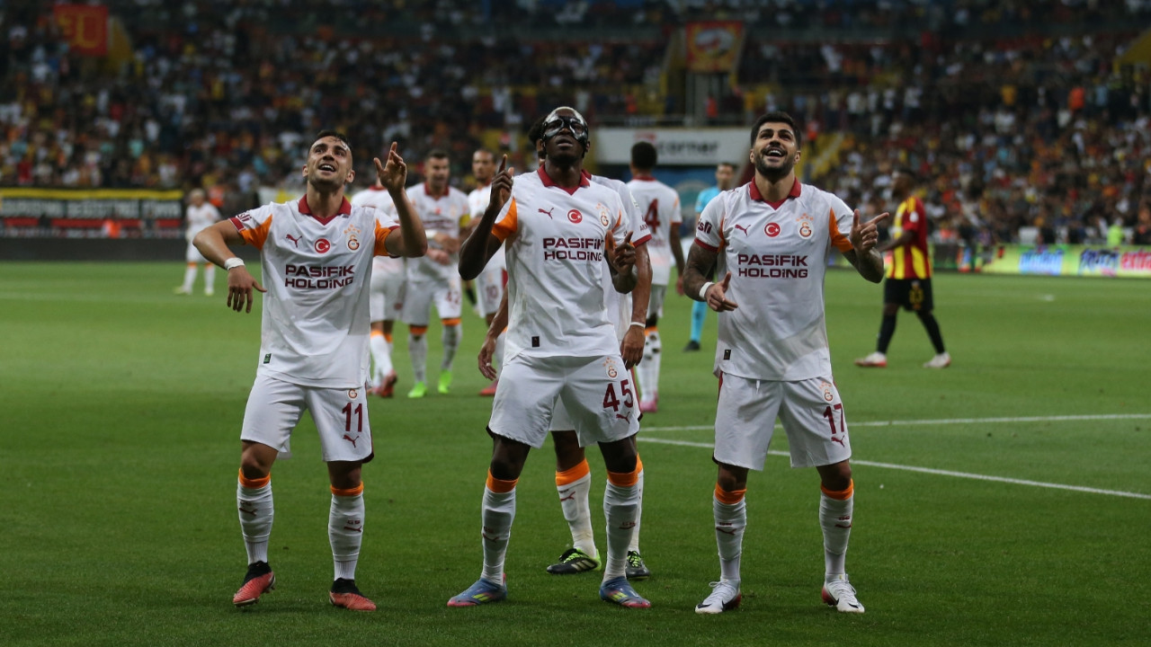 Galatasaray Kayseri'de dört köşe: Yıldızlar coştu, zirveye yerleşti