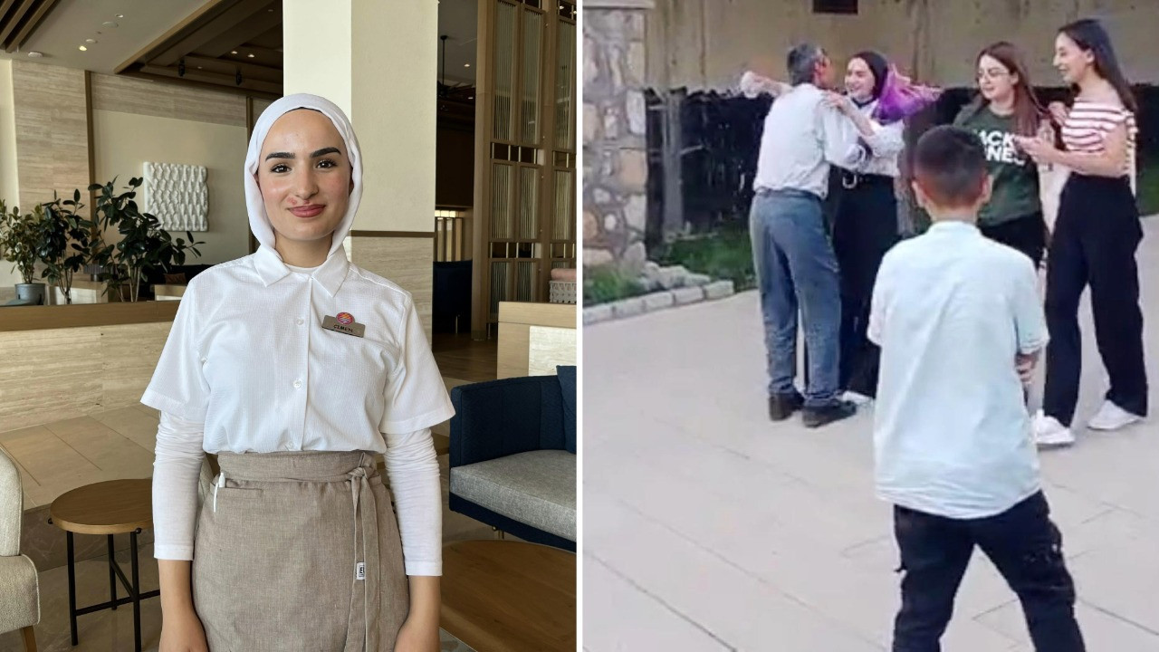 Babası çiçekle karşılamıştı: Çimen üniversiteyi kazandı