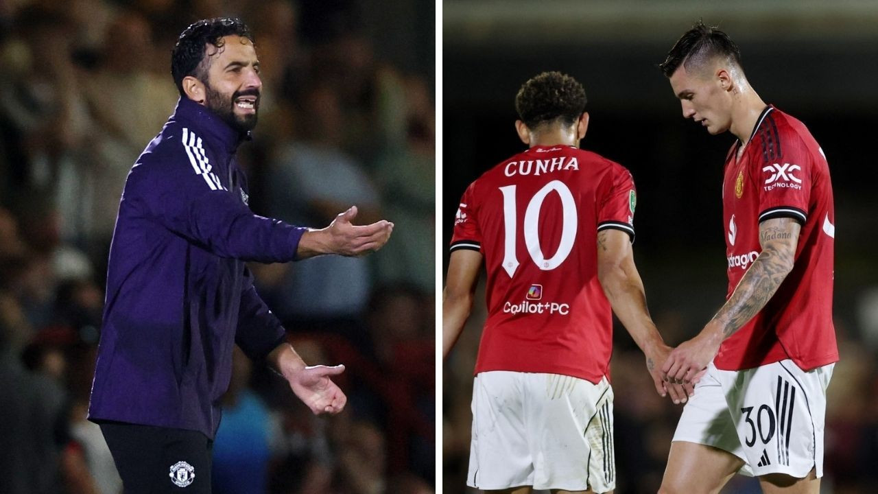 Manchester United rezil oldu: Amorim topun ağzında