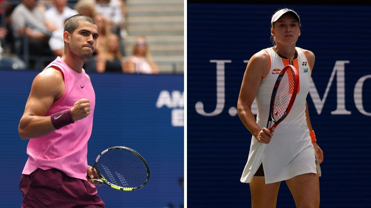 Carlos Alcaraz ve Elena Rybakina, ABD Açık'ta 4. turda