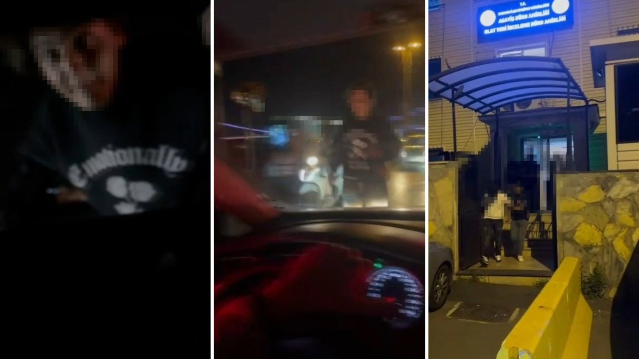 Yol kesip tehdit ettiler: 2 çocuk gözaltına alındı