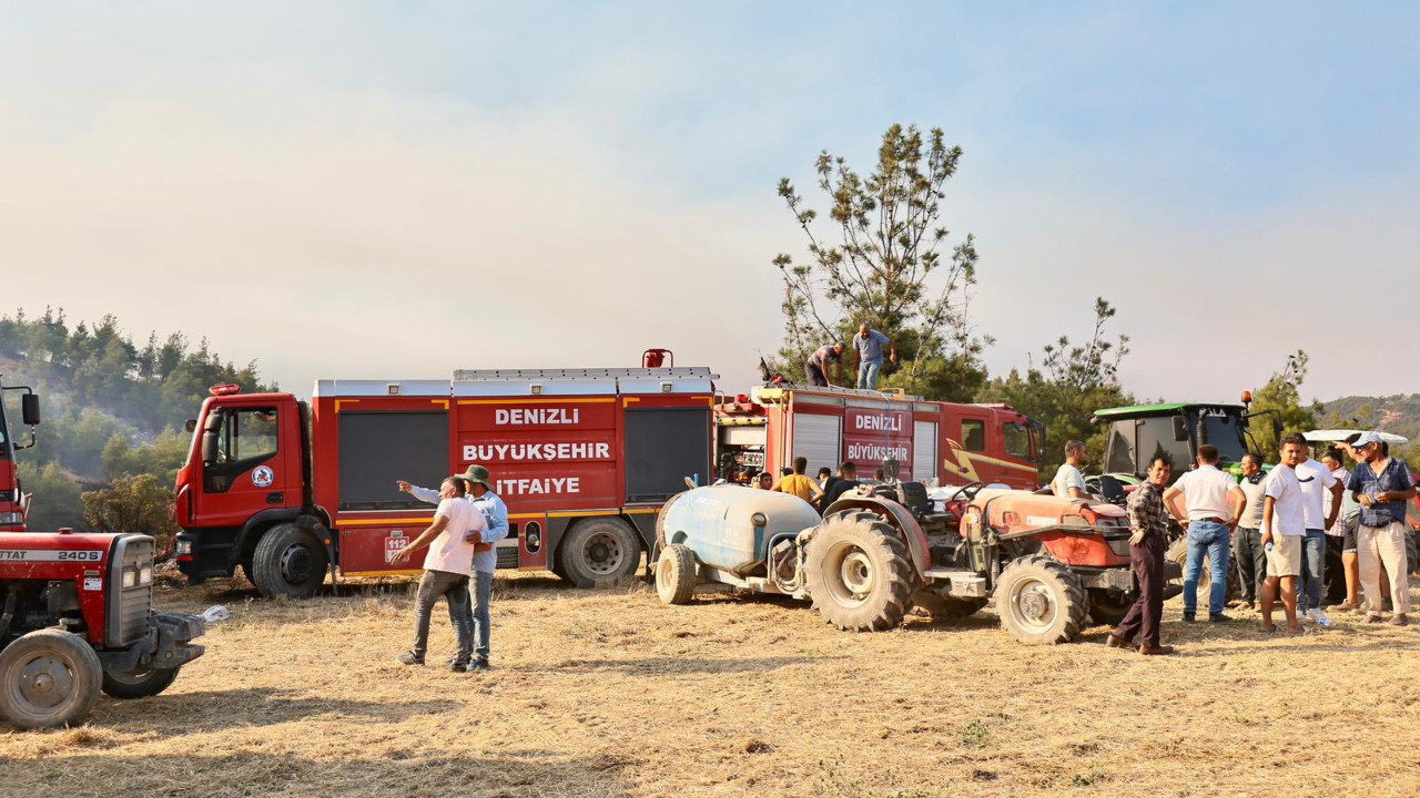 Pamukkale yangınında 3 gözaltı