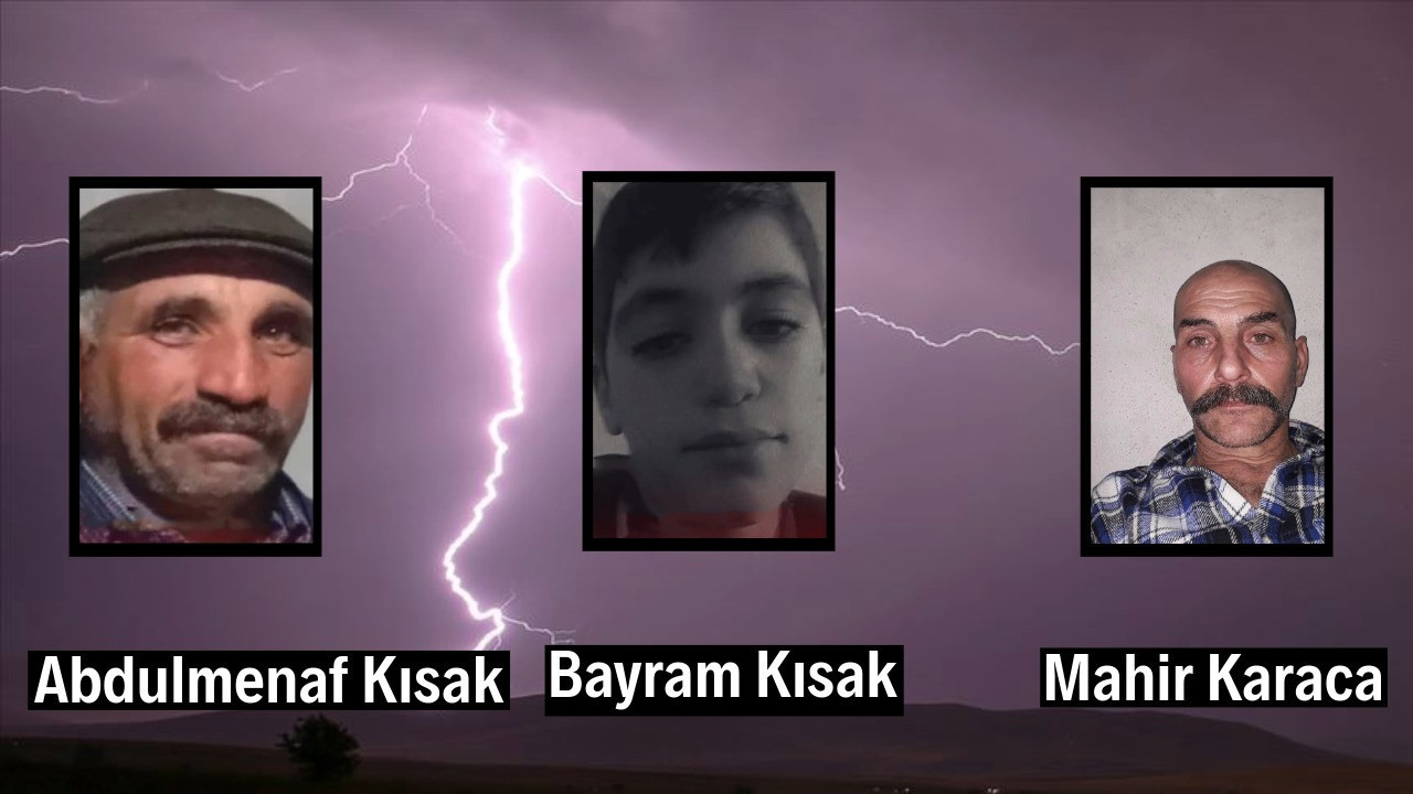 Yıldırım üç can aldı