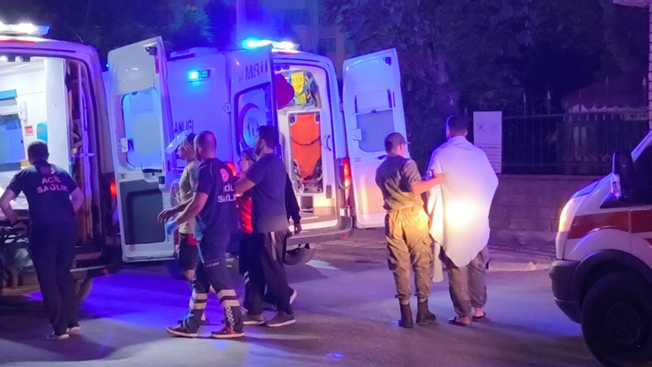 Ordu evinde yangın: 16 asker hastanelik oldu