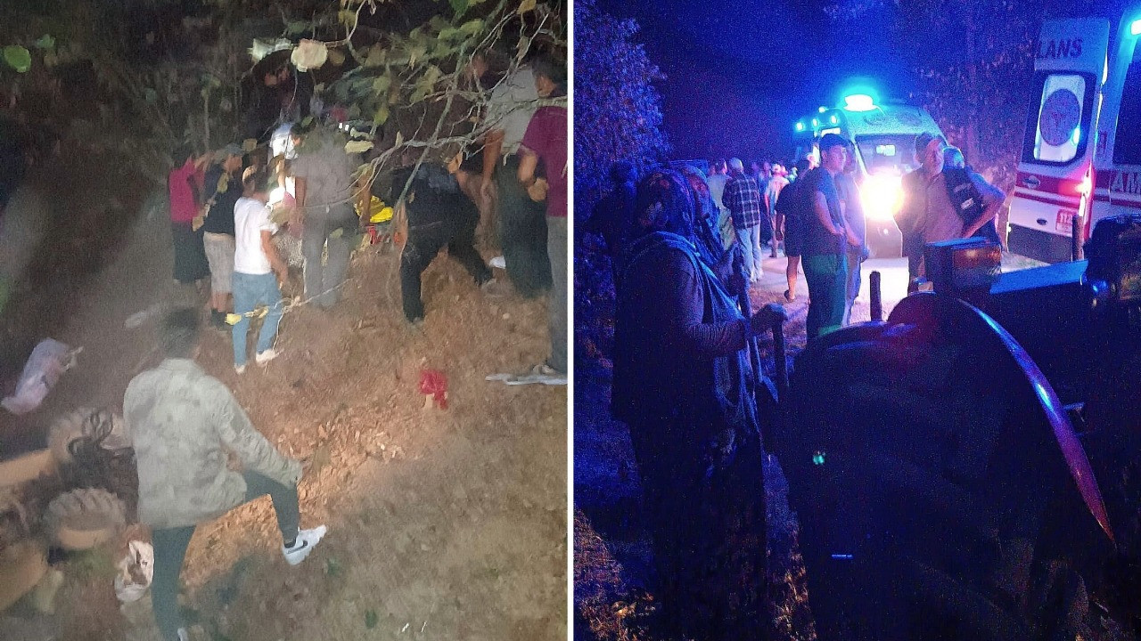 Pat pat uçuruma yuvarlandı: 8 yaralı