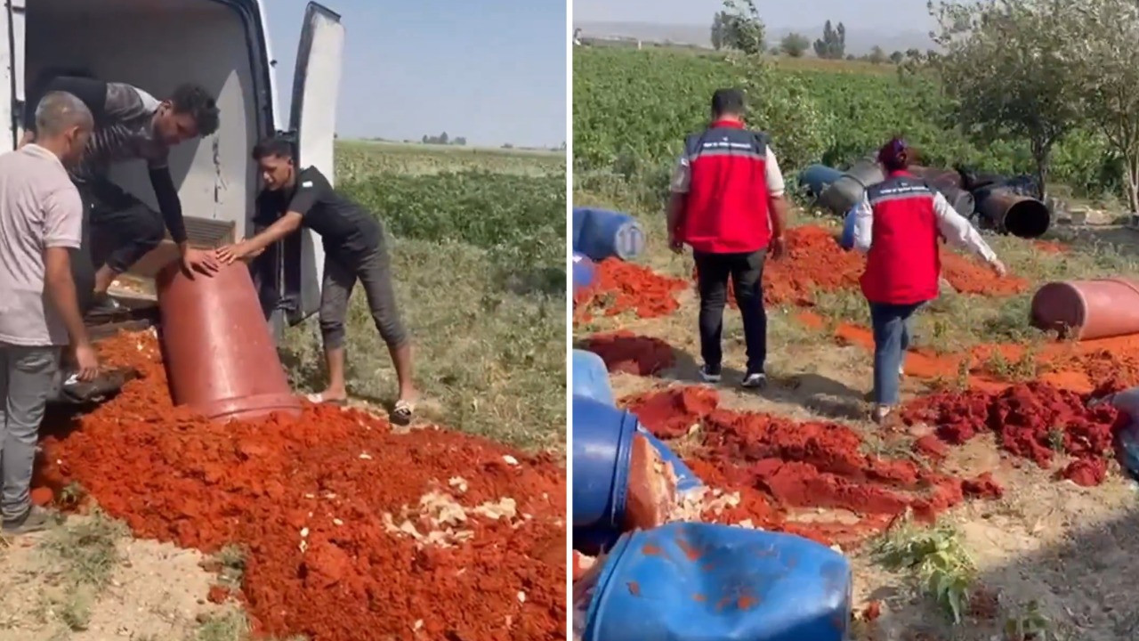 Yemeğin salçalısı derken, salçanın posalısı çıktı: 36 ton sahte ürün ele geçirildi