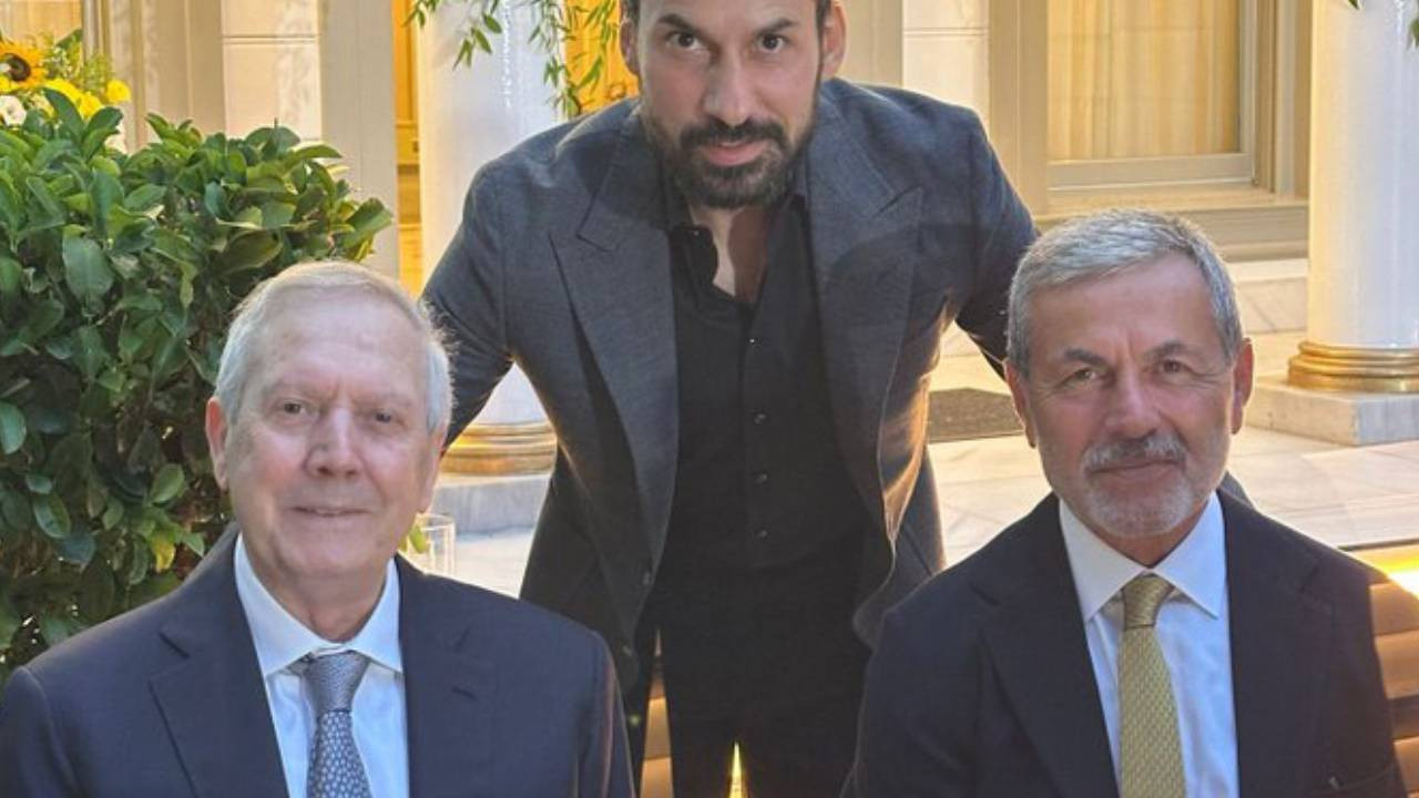 Aziz Yıldırım ile Aykut Kocaman bir arada