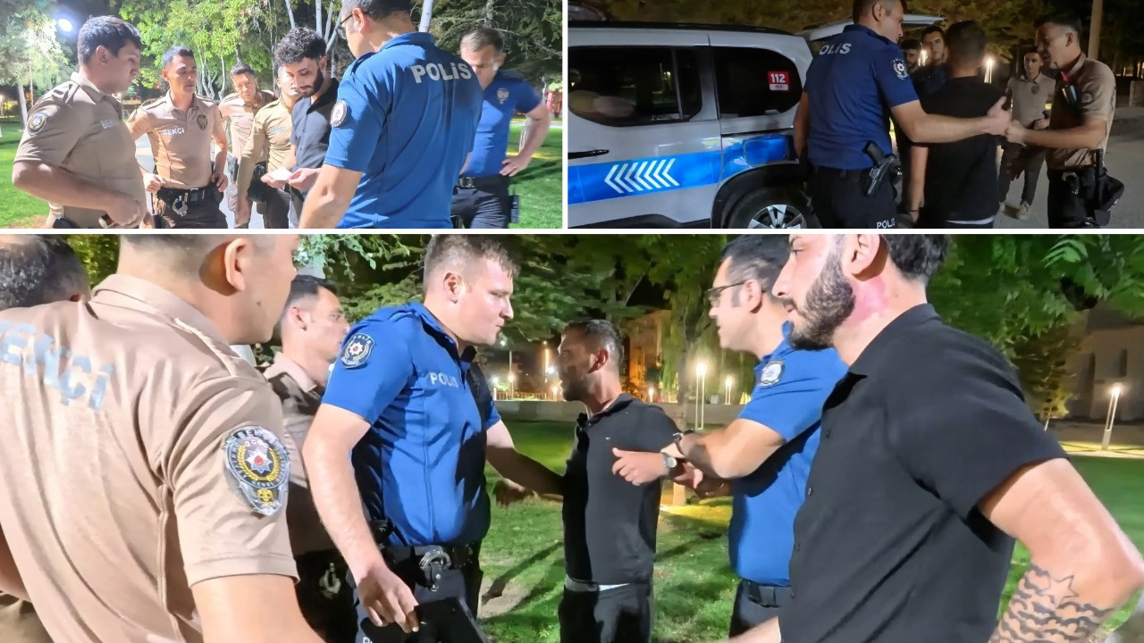 Polis ve bekçilerin alkollü şahıslarla imtihanı