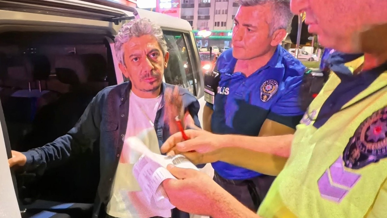 Alkollü sürücüden polise tepki: Hayvan mıyım ben