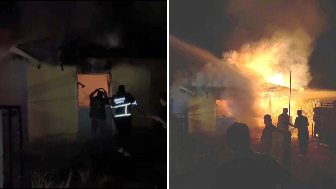 Sünnet düğününde korkutan yangın