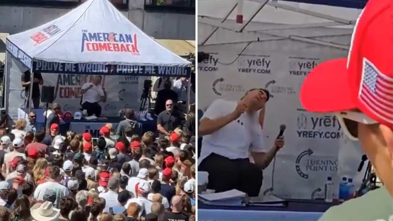 Trump destekçisi Charlie Kirk'e sahnede suikast