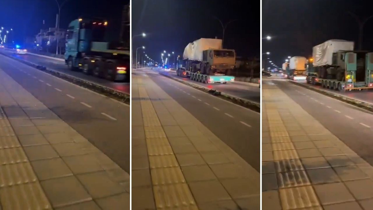 İsrail'den GKRY'ye sessiz sevkiyat kameralara böyle yansıdı