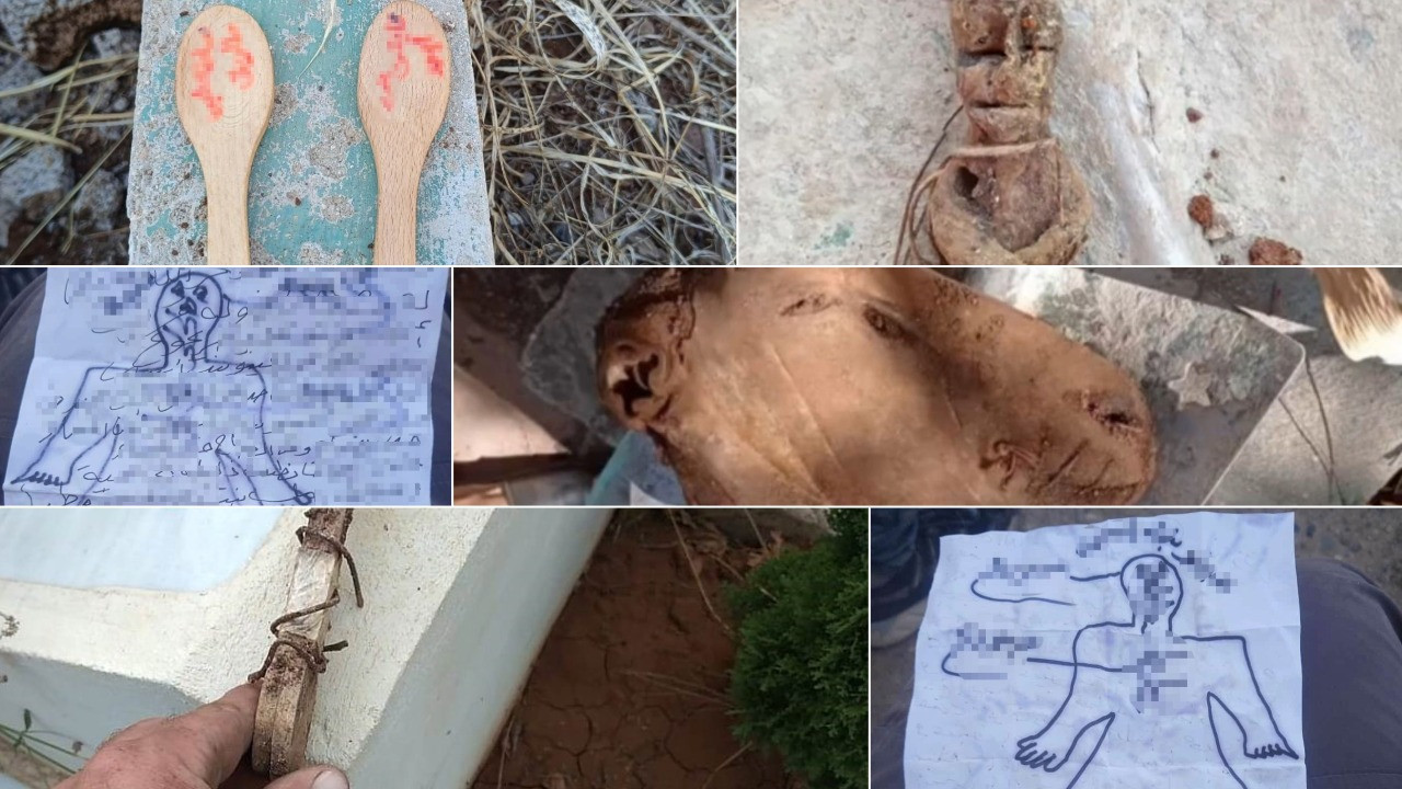 Mezarlıkları büyülerle doldurdular