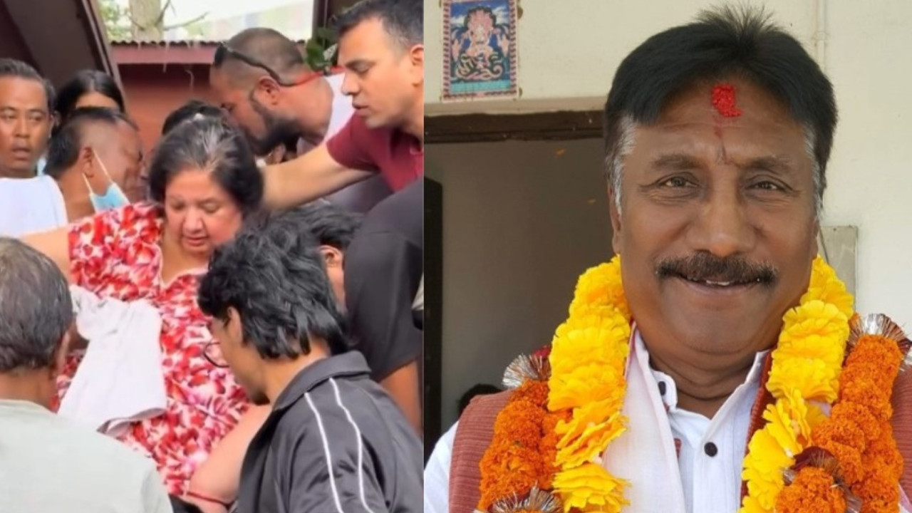 Kaçan bakanın engelli eşini protestocular kurtardı