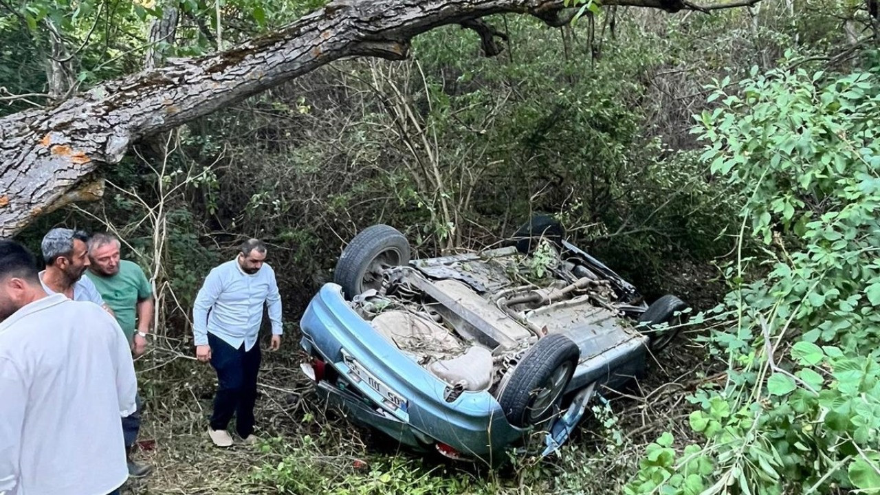 Amasya'da otomobil takla attı: 1 ölü