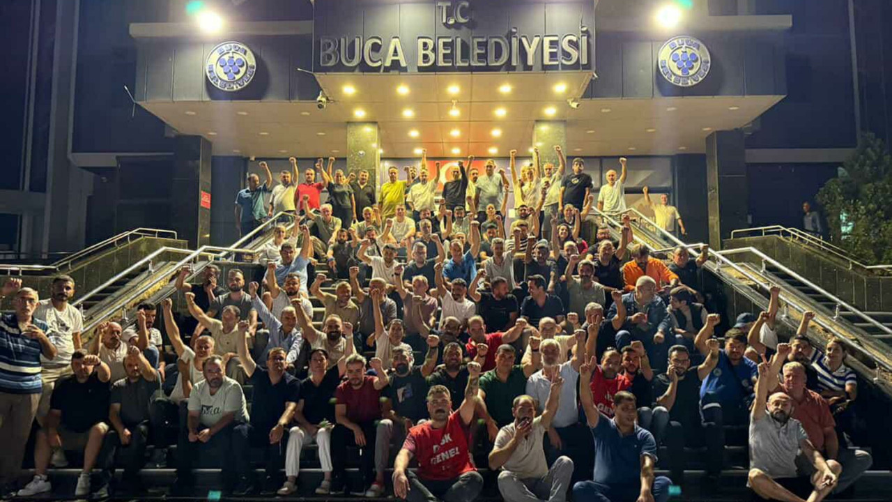 Buca Belediyesi'nde iş bırakma eylemi 7. gününde