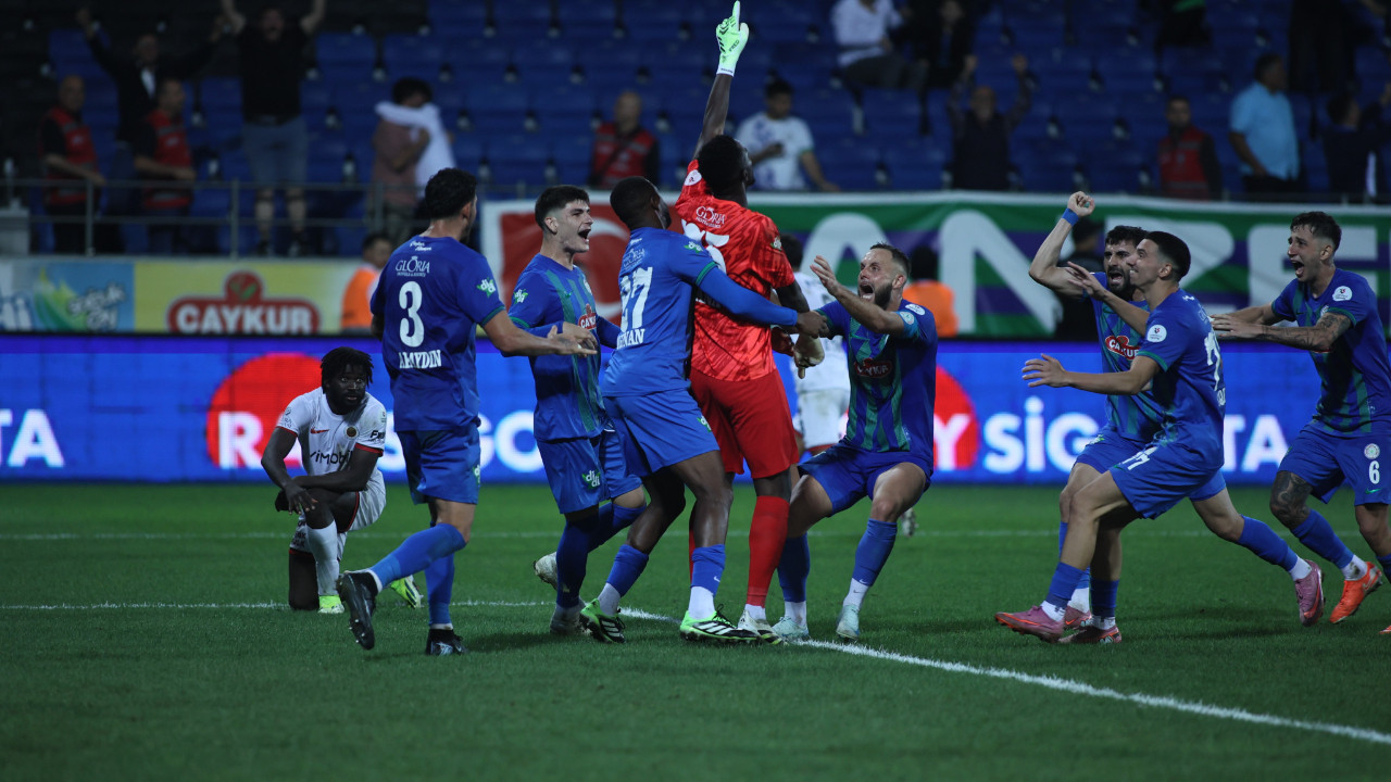 Çaykur Rizespor-Gençlerbirliği maçı 90'dan sonra başladı: 1 gol-1 penaltı kaçtı!