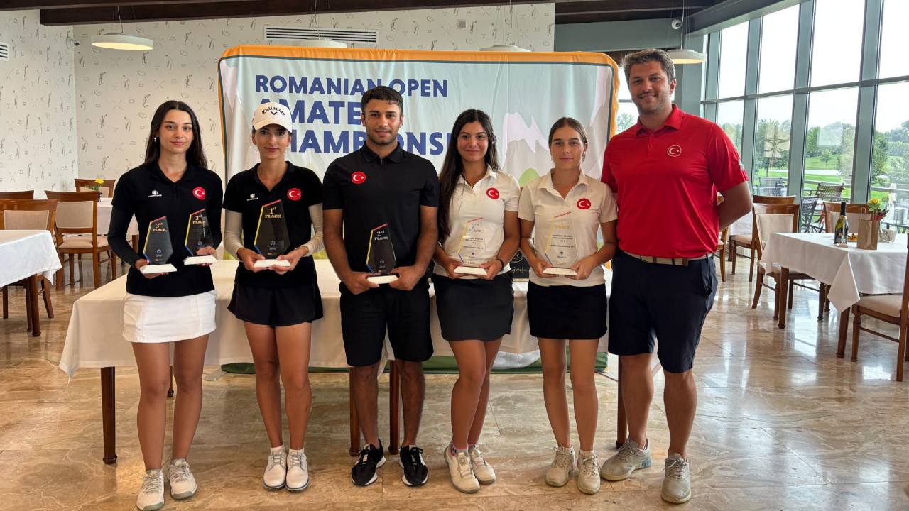 Türkiye Golf Milli Takımı, Romanya’da kürsüyü doldurdu