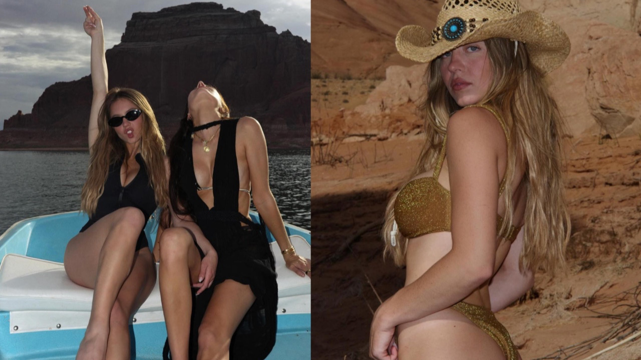 Ünlü oyuncunun tatil pozlarına beğeni yağdı