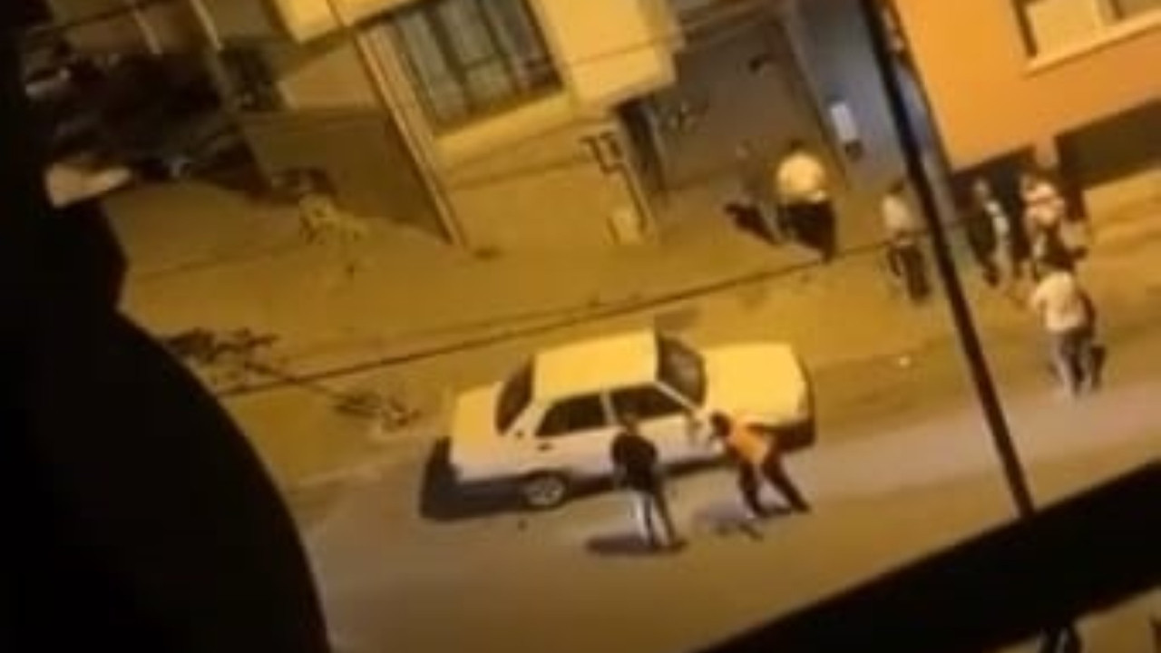 Başakşehir’de silahlı kavga: Kadın taşla otomobilin camını kırdı