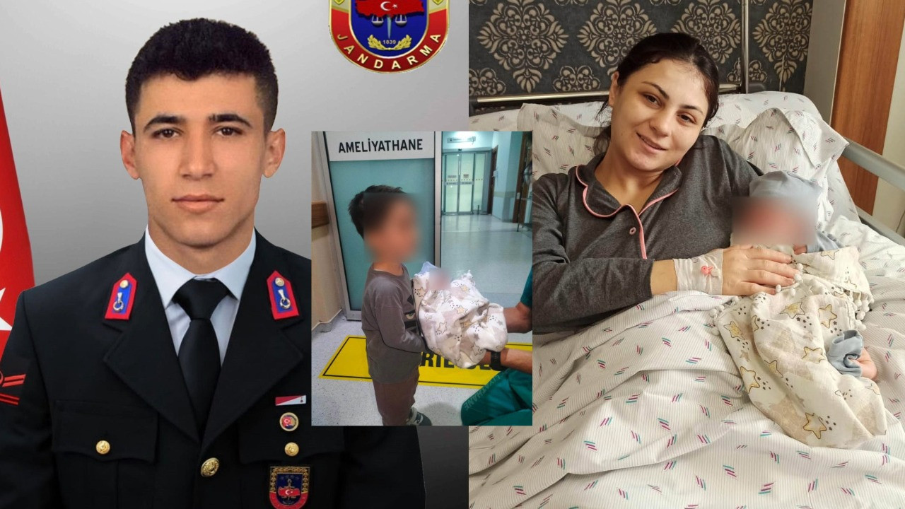 Şehit olan Uzman Çavuş toprağa verildikten 1 gün sonra oğlu dünyaya geldi