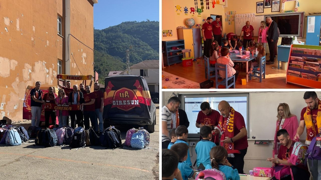 Galatasaray taraftar grubu, Giresunlu çocukları sevindirdi