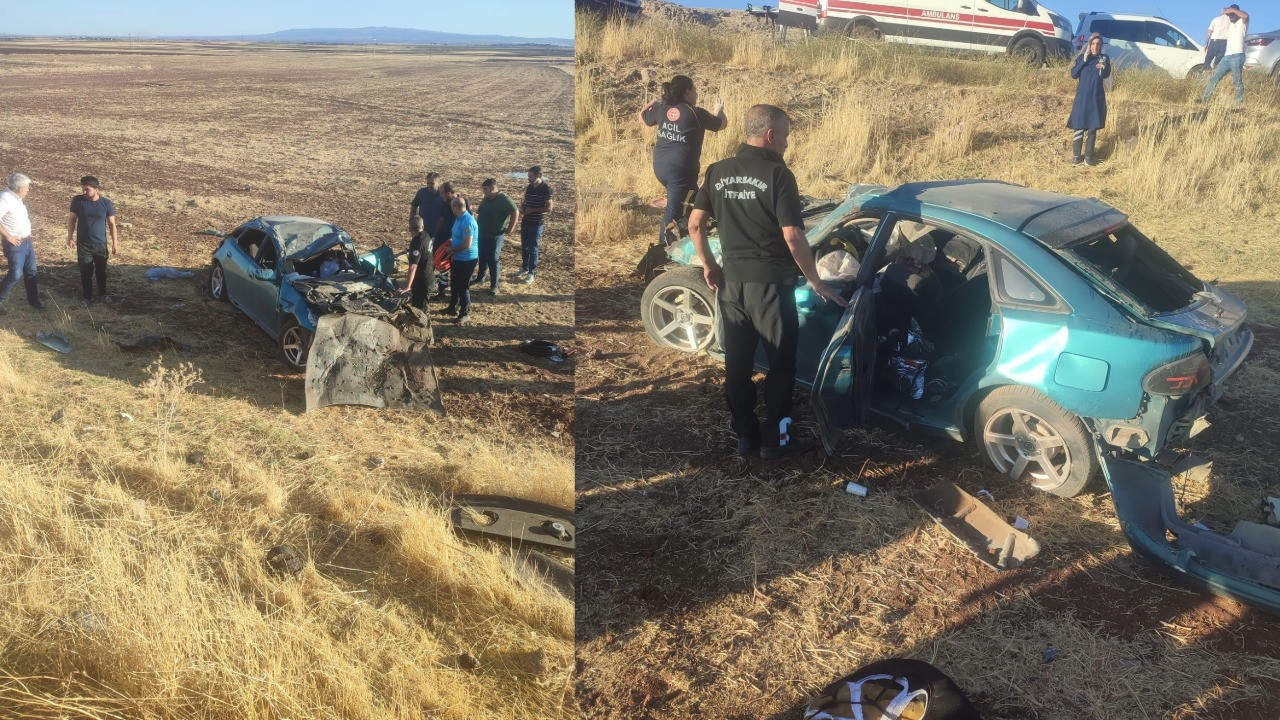 Otomobil şarampole devrildi: 1 ölü, 1 yaralı