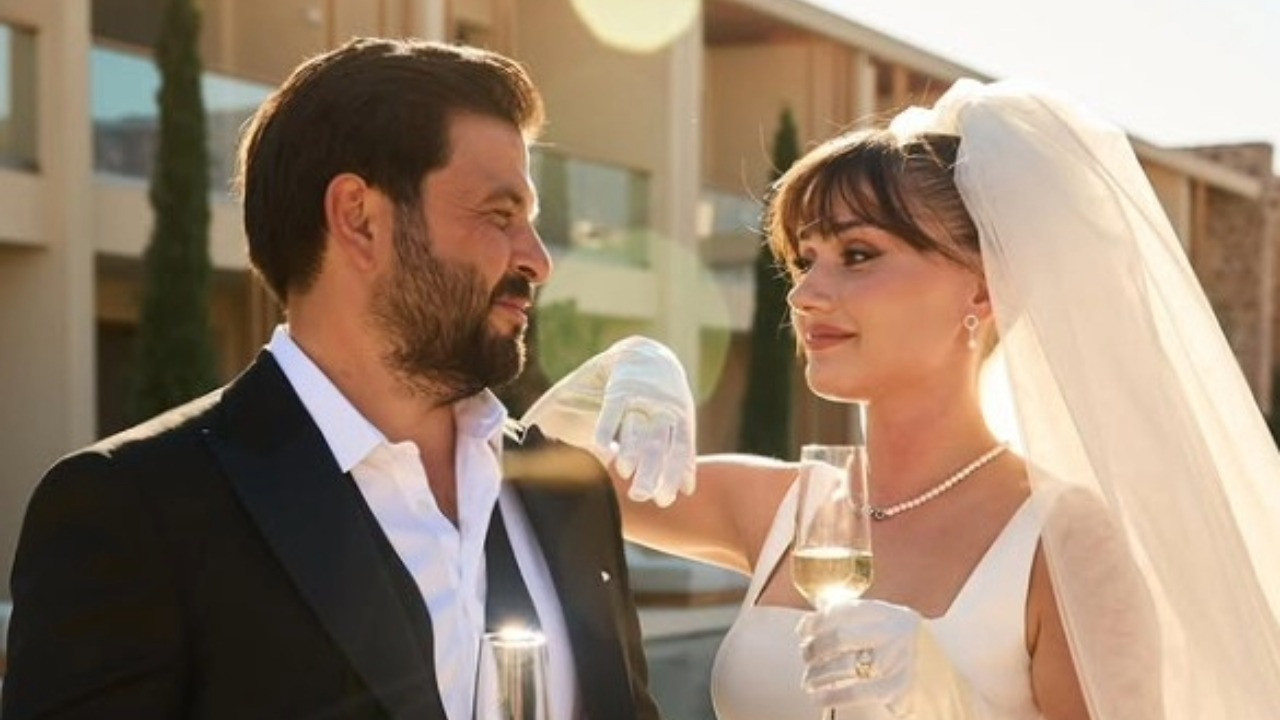 Sevda Erginci, Sakız Adası'nda evlendi