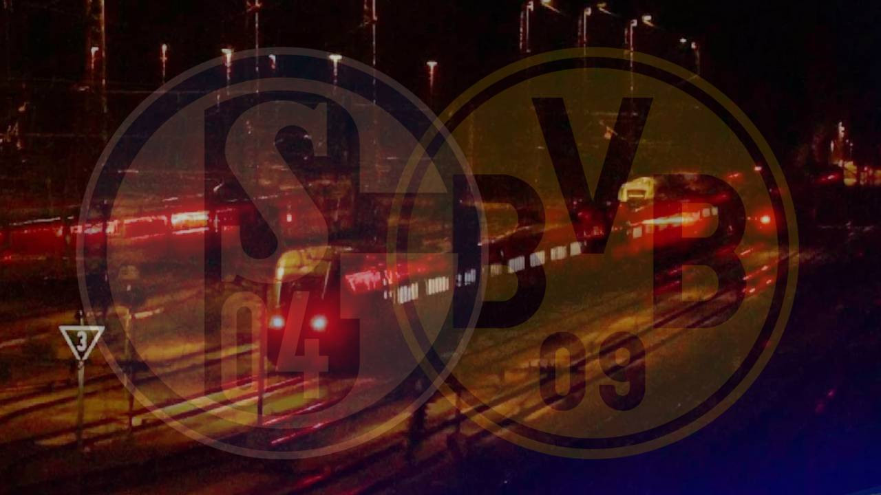 Schalke ve Dortmund taraftarları Almanya'yı karıştırdı: Gözaltılar var, tren seferi gecikti