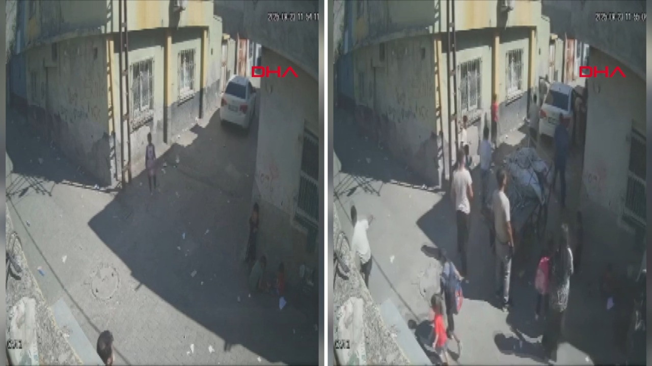 Ölen çocuğun ailesi taziye için gelmiş