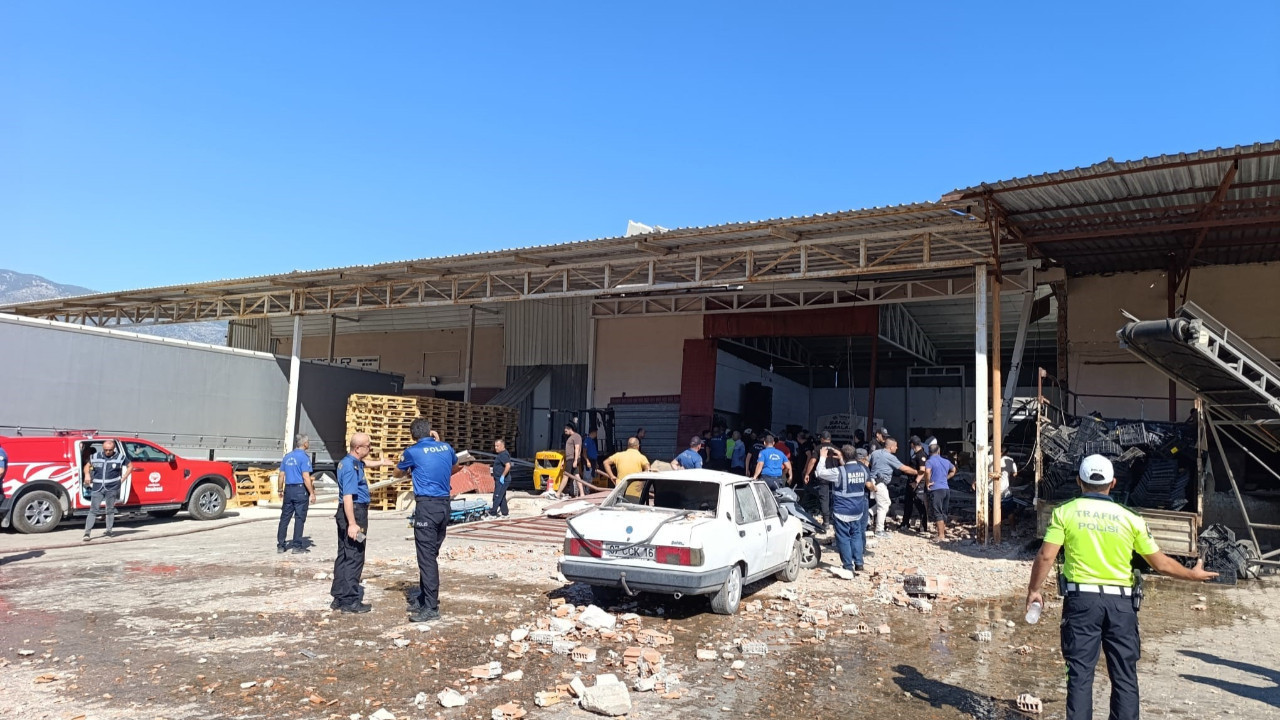 Toptancı halindeki patlamada işletme sahibi tutuklandı