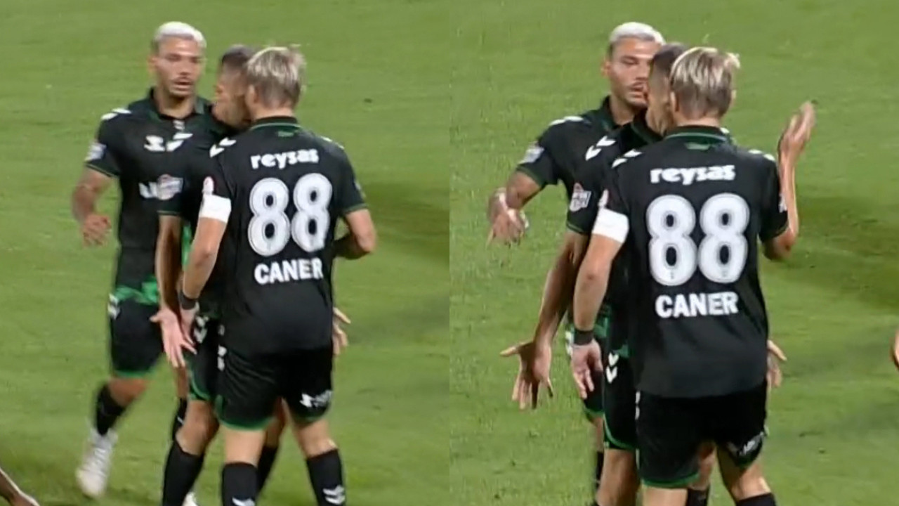 Caner Erkin yine rahat duramadı: Arkadaşını tokatladı, atıldı