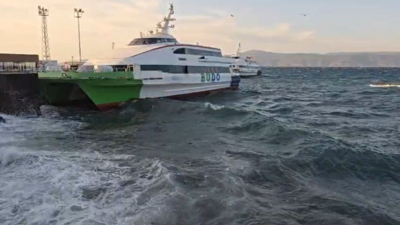 Marmara Denizi’nde fırtına engeli: BUDO seferleri iptal edildi