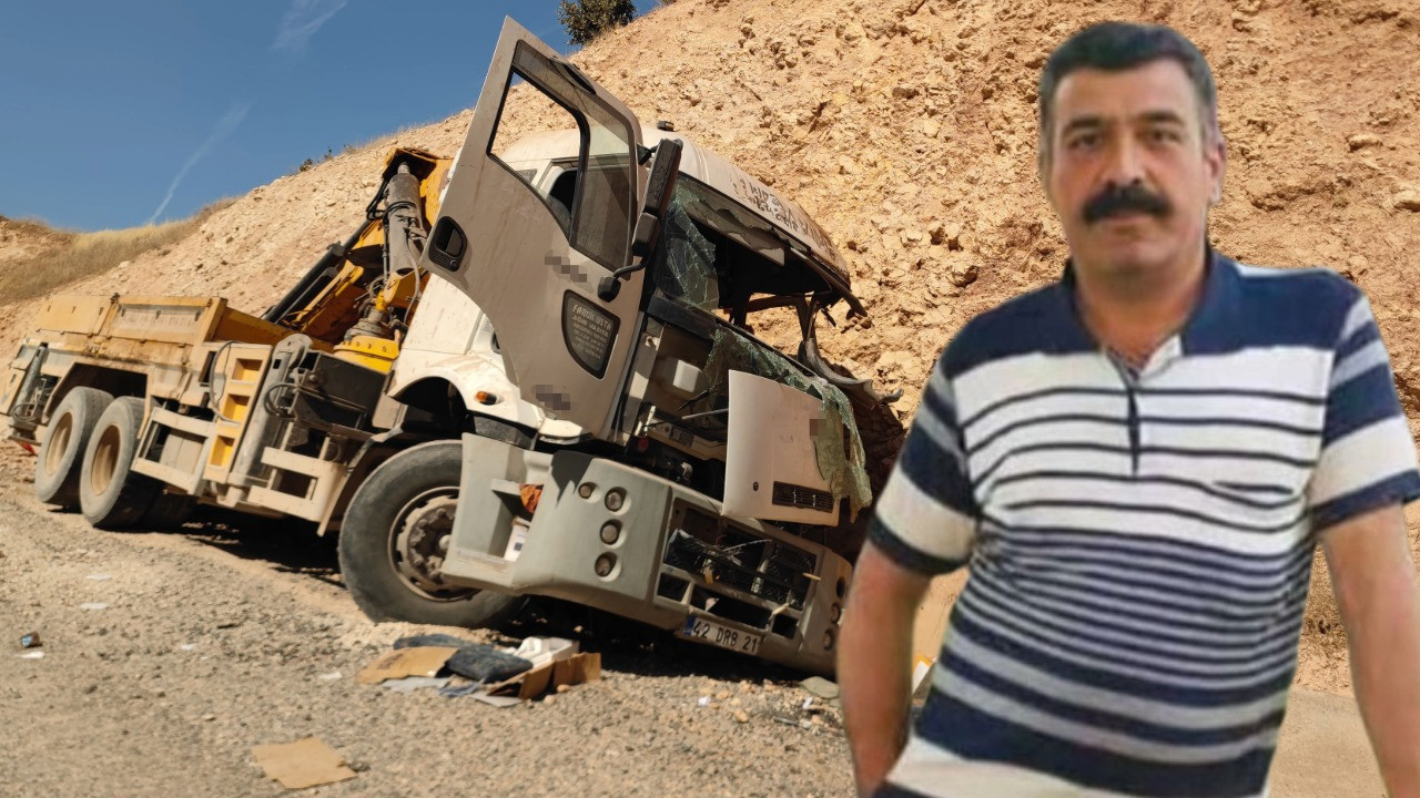 Freni boşalan vinç kayalığa çarptı: 1 ölü, 1 yaralı