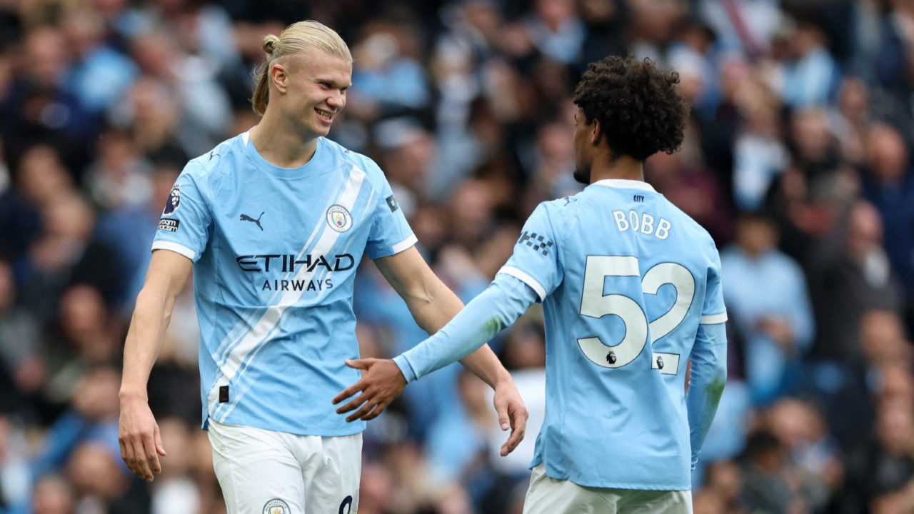 Manchester City, Burnley'i 5 golle dağıttı: Assolist Haaland sahnede