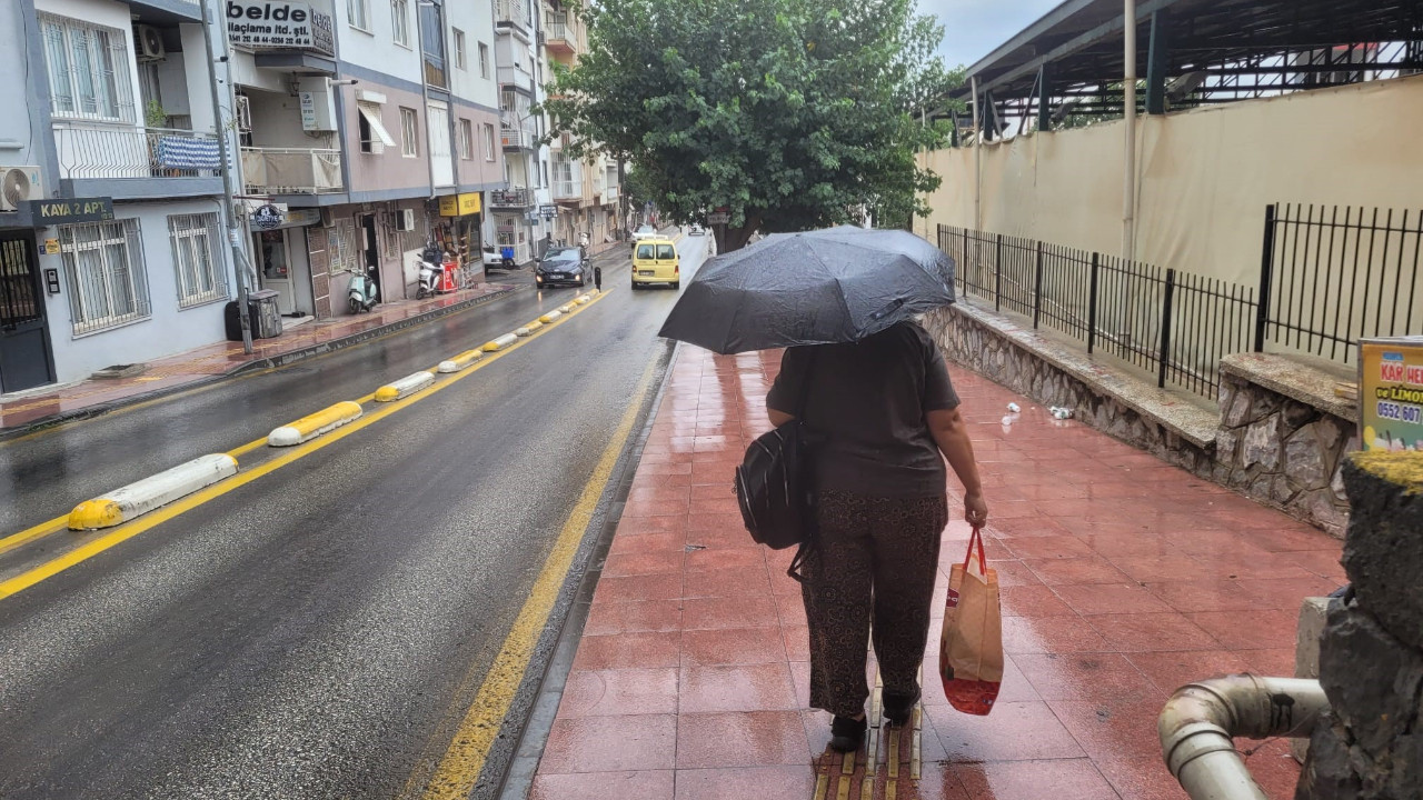 Aydın 4 ay sonra yağmur yüzü gördü