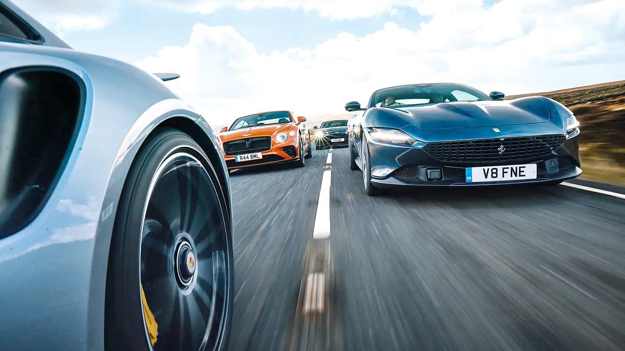 Lüks yollarda gaza bastı