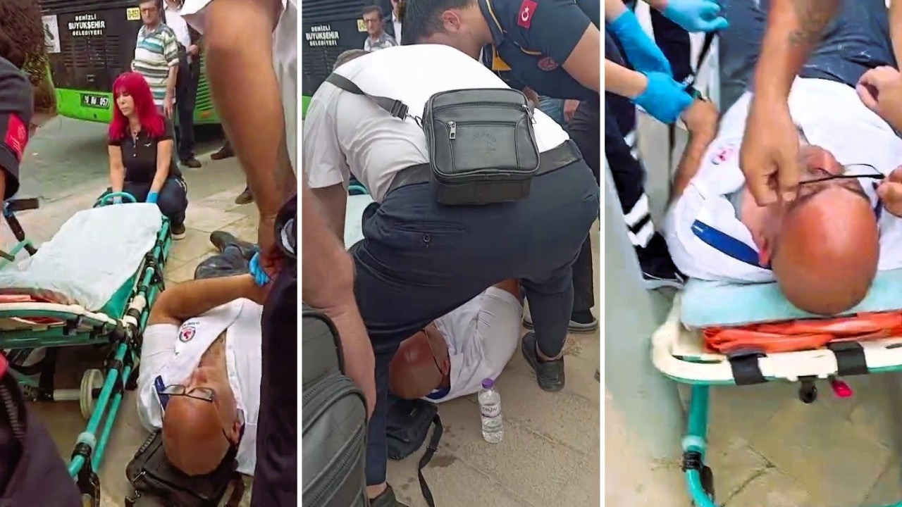 Mesaiye geldi, yere yığıldı