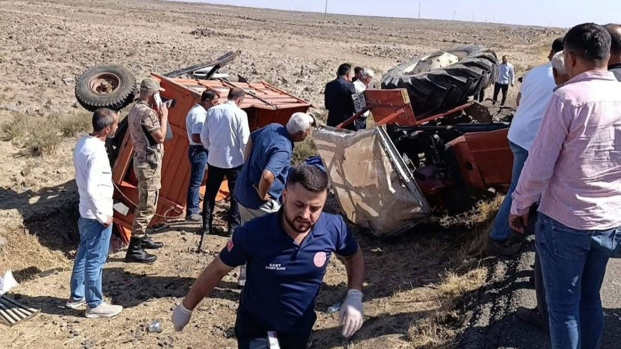 Şırnak'ta traktör devrildi: 1 ölü, 2 yaralı