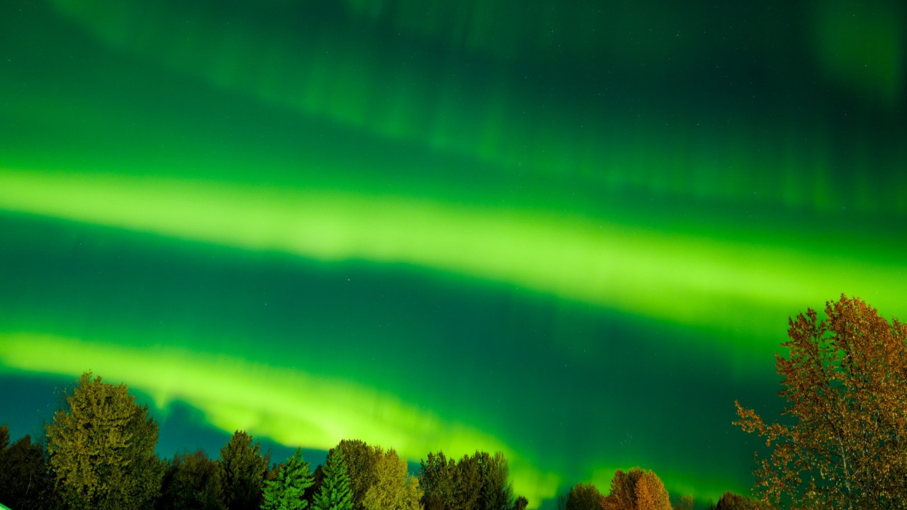 Kuzey ışıkları göz kamaştırdı