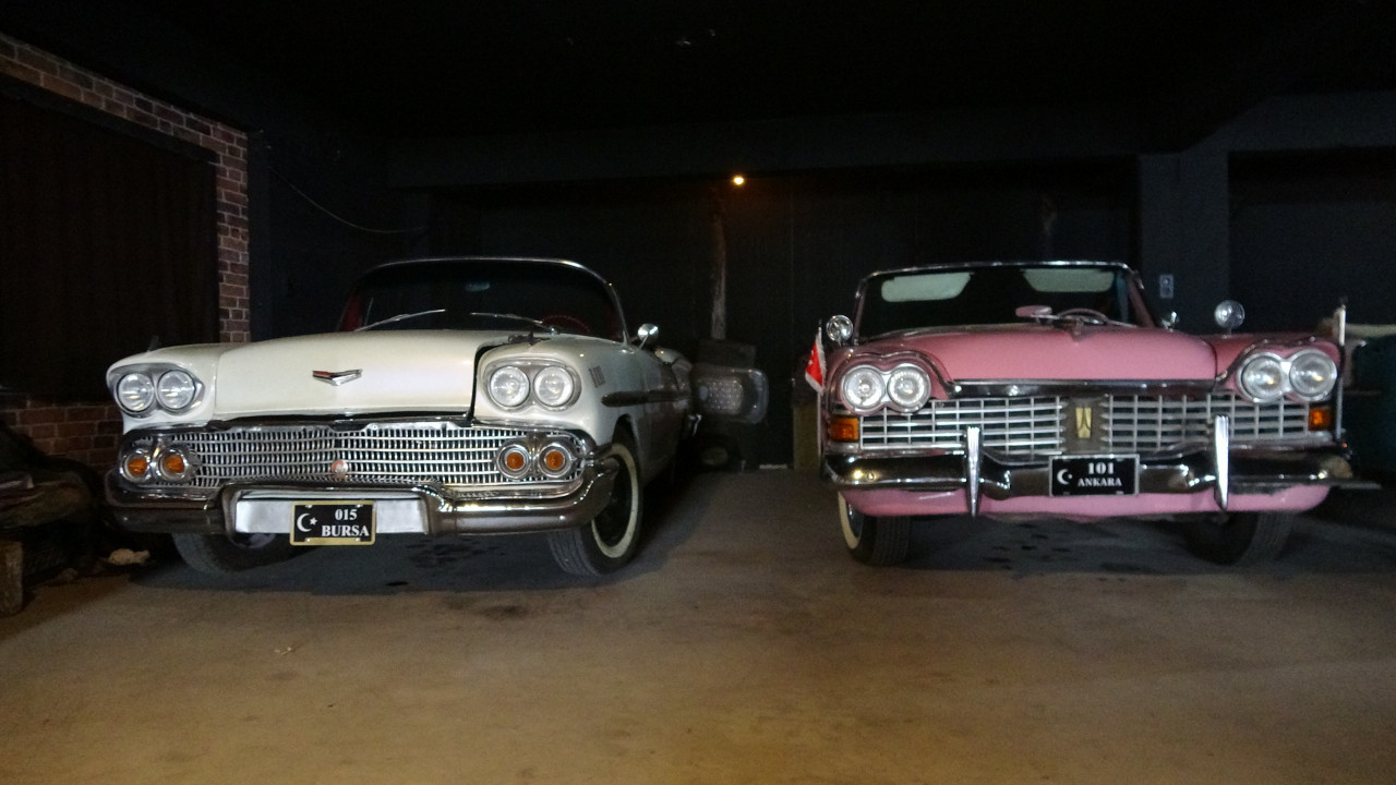 60 yıllık tutku Bursa’da hayat buldu: Her birini Amerika'dan getirdi