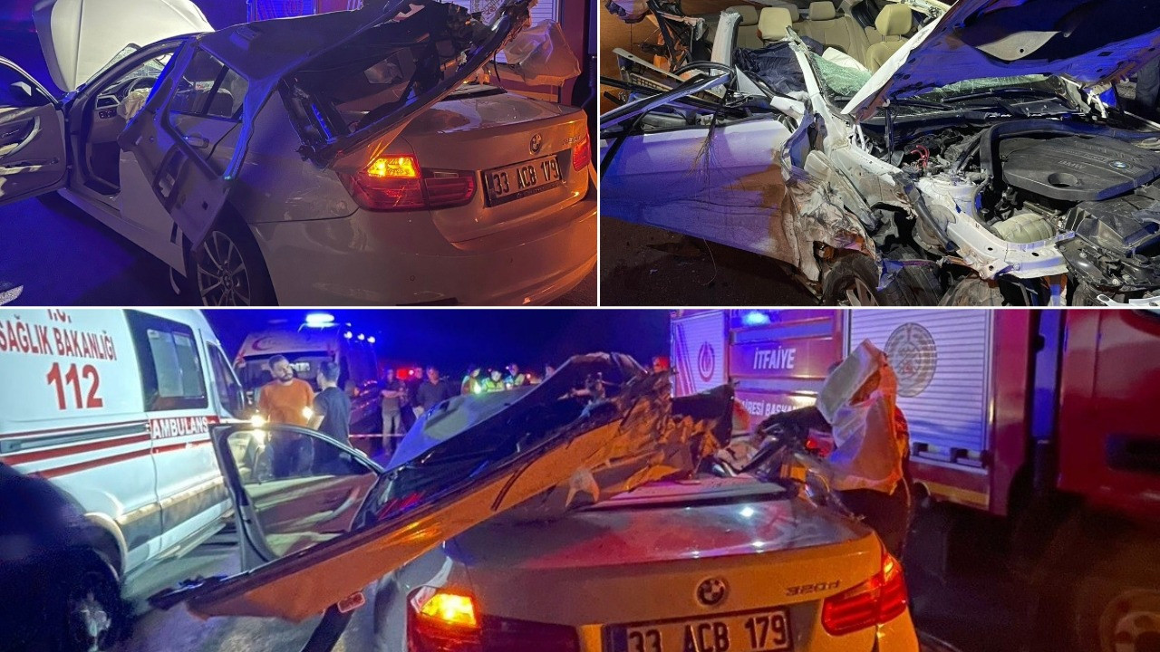 Park halindeki kamyona çarptı: 1 ölü, 1 yaralı