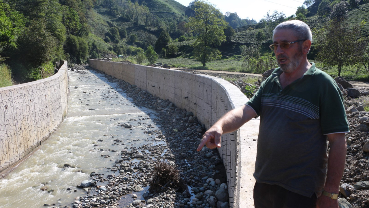 Derenin karşısında kaldı: Rizeli üretici çayını toplayamıyor