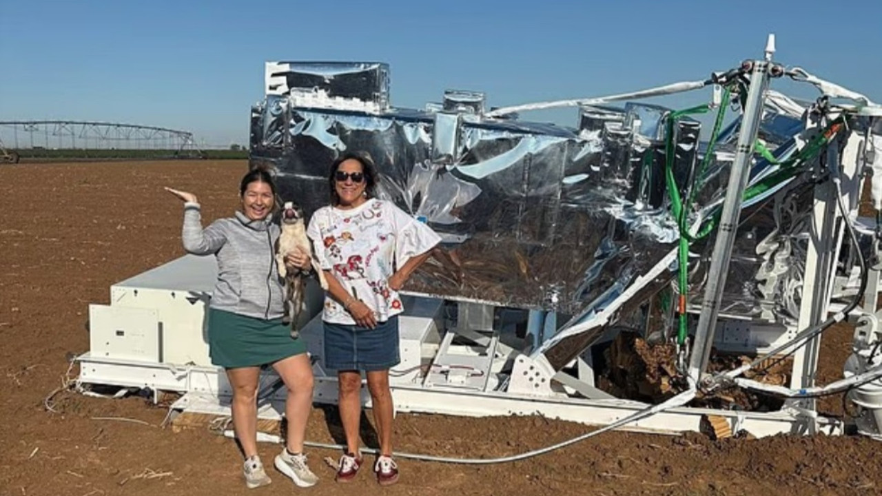 Milyonlarca dolarlık projenin ekipmanı tarlaya düştü, yetkililer kasabaya akın etti